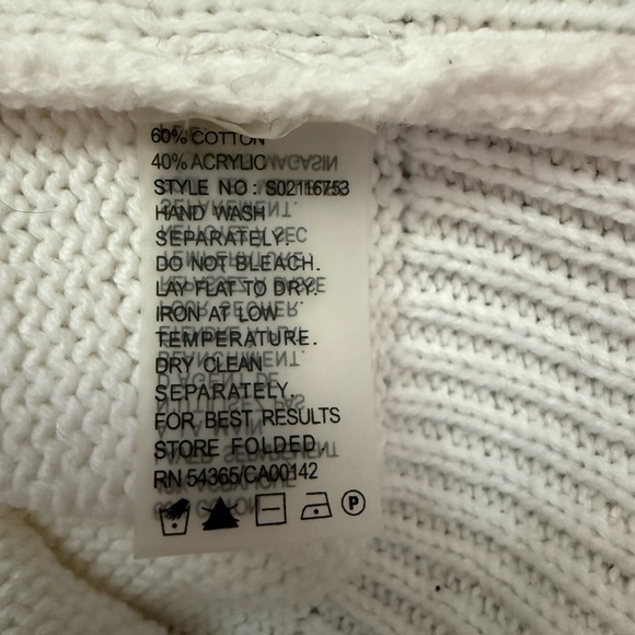 Elegant Patchwork Turtleneck Sweater - Black, White, Gray. PTP 21. - Picture 6 of 6